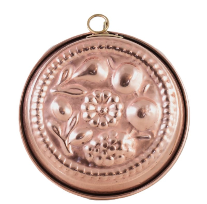 Antique copper cookie casserole kk. p 21