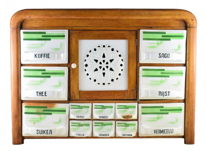 Kitchen spices wall mounted kabinet