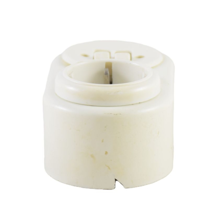 Vintage plastic socket and double light switch b. e 25