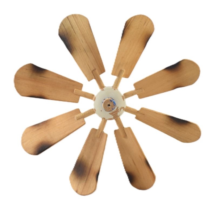 Vintage kleine Duitse kerstmolen k. d 2