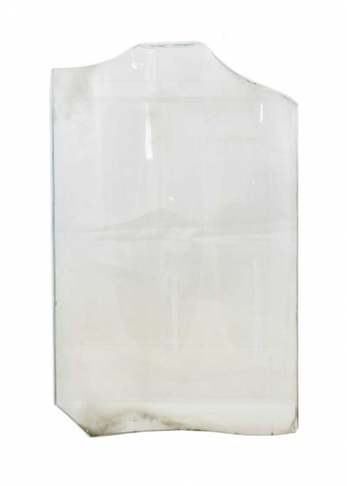 Antieke dakpan lichtpan van glas