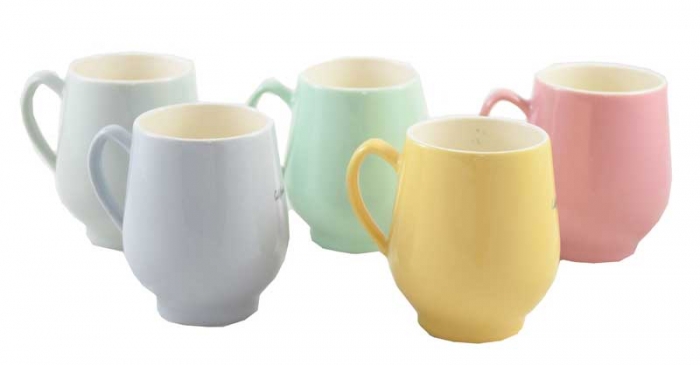 Pastel mugs set