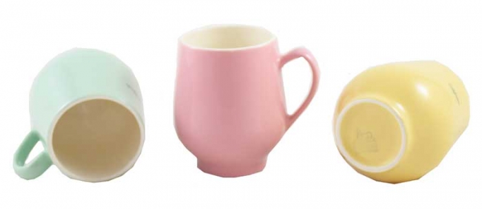 Pastel mugs set