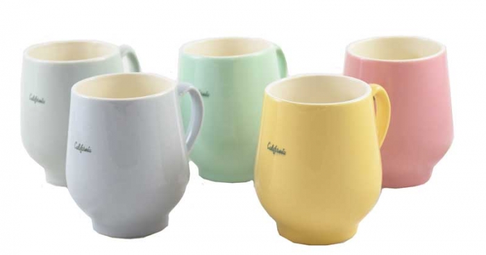 Pastel mugs set