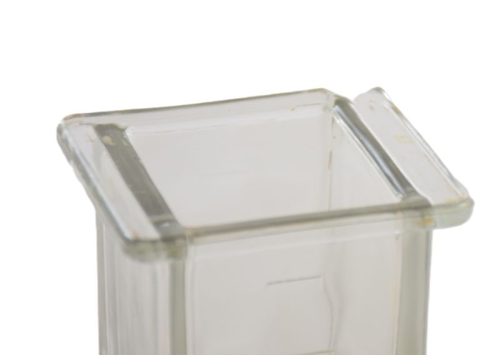 Vintage Dutch wall coffee grinder PeDe with blue windmill nr. 5