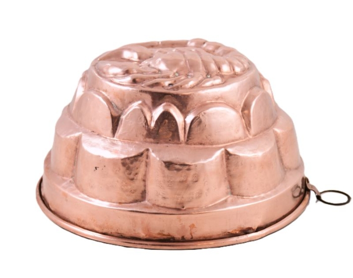 Vintage copper baking mold kk. p 15