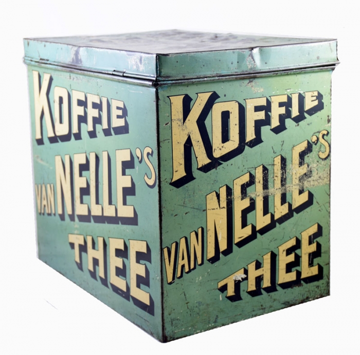 Van Nelle Koffie en Thee winkelblik c. b 3