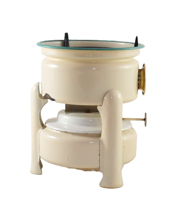 Dutch vintage one wick burner kerosene stove e. c 3