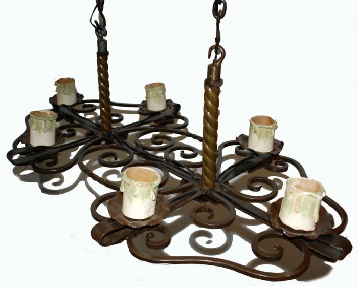 Cast iron chandelier  v. k 17