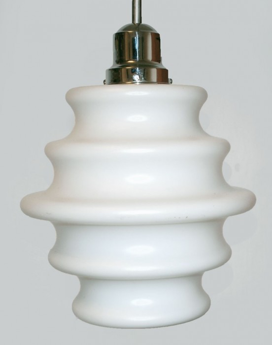 Witte design lamp glas v. d 3