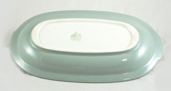 Small serving dish blue am. p 3