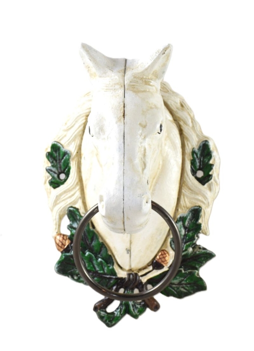 Cast iron horse head