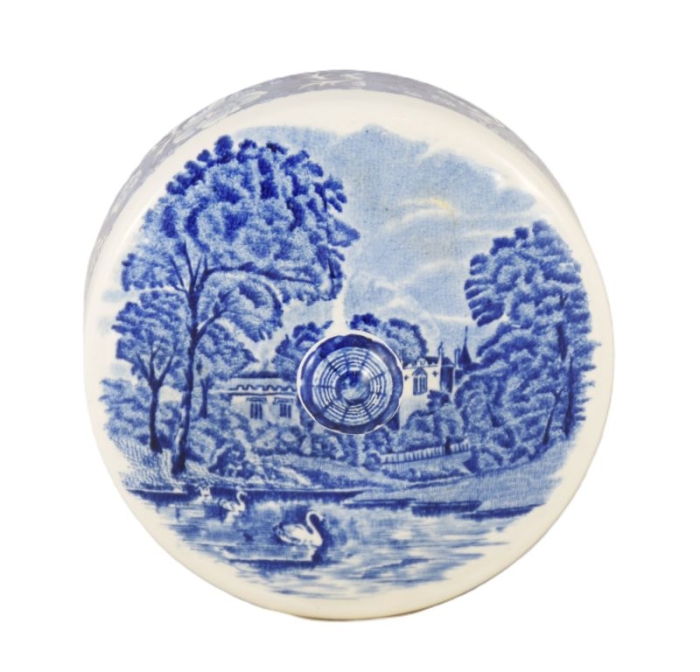 Vintage Staffordshire Palissy England butter dish kk. s 5