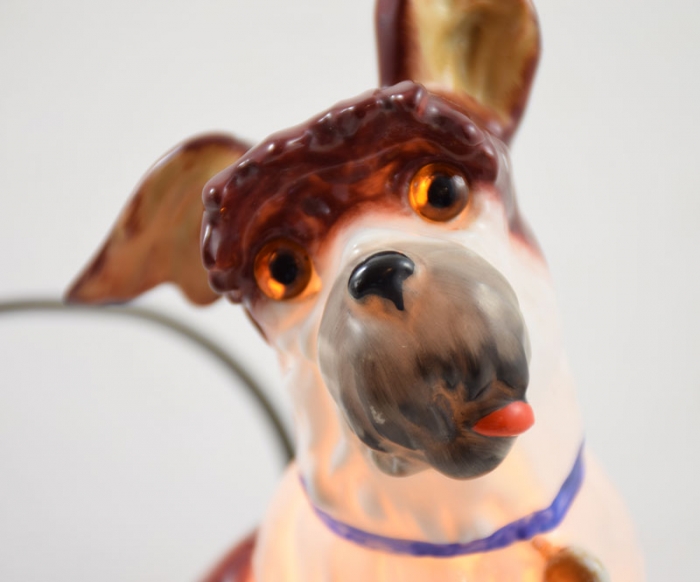 Ceramic dog perfume diffuser lamp v. sl 14
