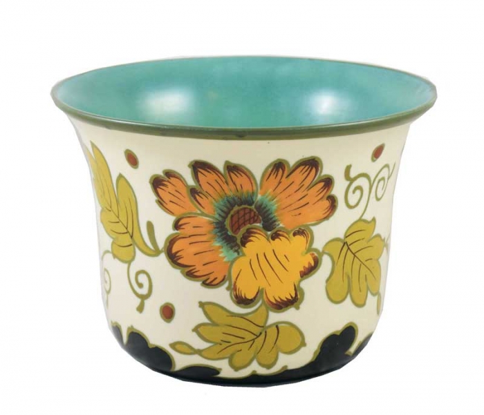 Plateel Gouda Holland flower pot Patricia