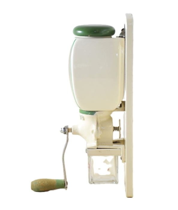 Vintage Dutch wall coffee grinder PeDe Koffie nr. 4