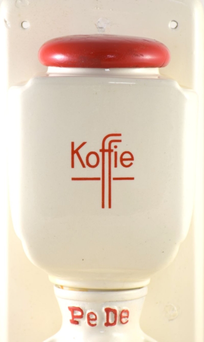 Vintage Dutch wall coffee grinder Koffie nr. 8