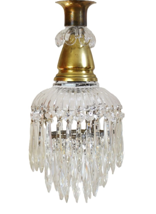 Antique three tier waterfall chandelier