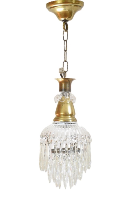 Antique three tier waterfall chandelier Antique three tier waterfall chandelier