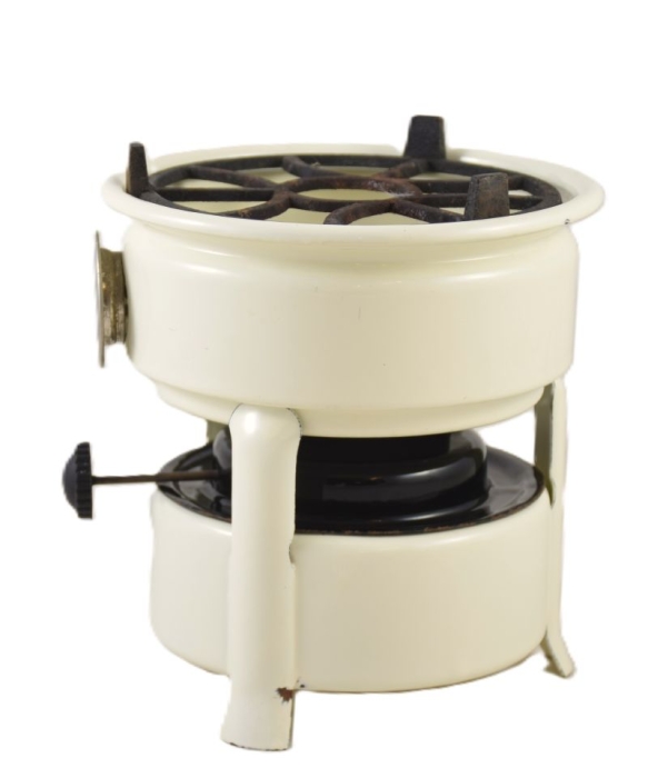 Vintage one wick burner kerosene stove e. c 5