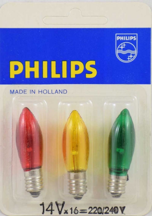 Philips spare bulbs 14 V 3 W