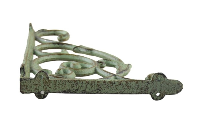 Wall-shelf bracket wall support holder set green