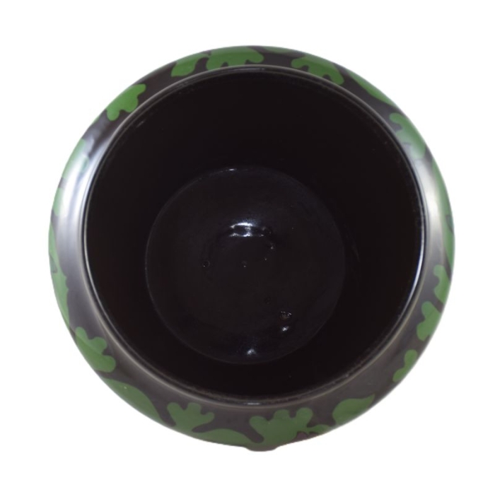 Large antique Dutch Arnhem flowerpot