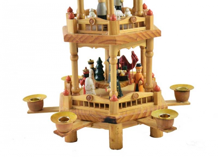 Vintage Weihnacht kerst piramide kerstmolen k. d 21