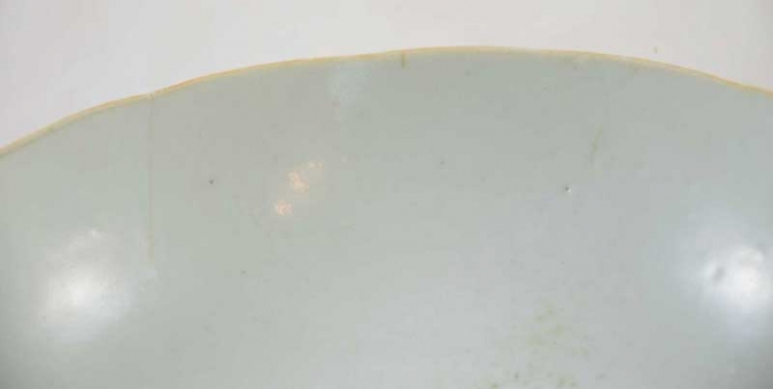 Three antique Chinese Qing bowls  ag. k 14
