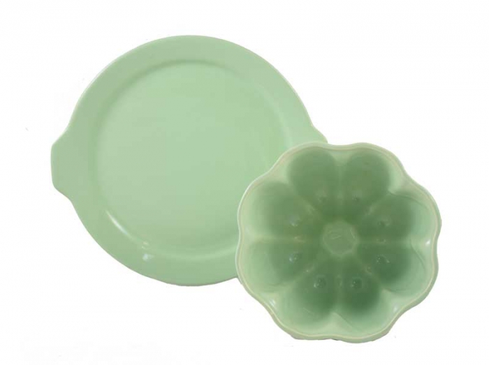 Groene puddingvorm kk. v 5