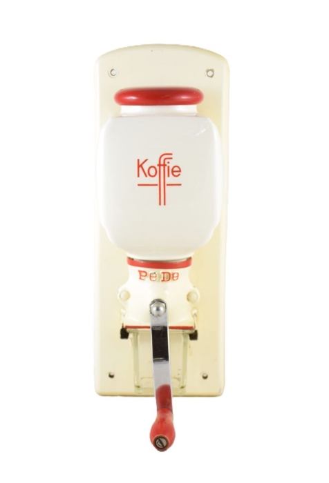 Vintage wand koffiemolen PeDe Koffie nr. 10 Vintage wand koffiemolen PeDe Koffie nr. 10
