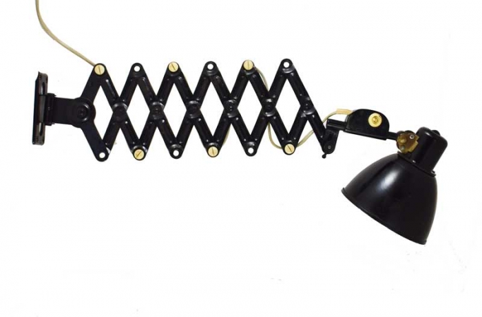 Industrial scissor wall lamp Reif Dresden