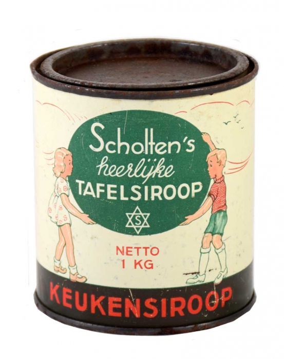 Scholten's Heerlijke Tafelsiroop C. B 1 - Smeerling Antiek