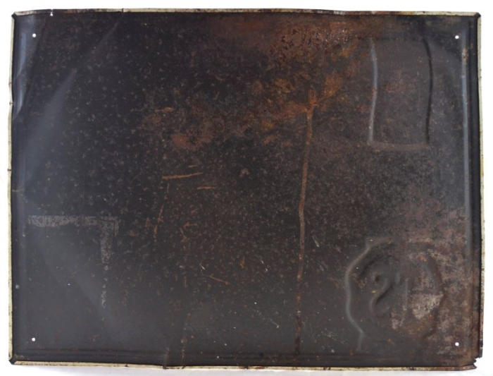 Vintage metal advertissement signTh. Sénéclauze Vins Superieur