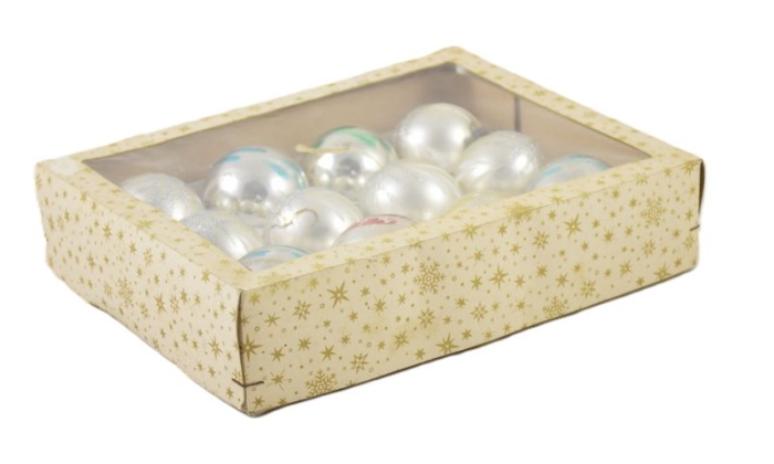 Set of twelve  baubles k. bg 12