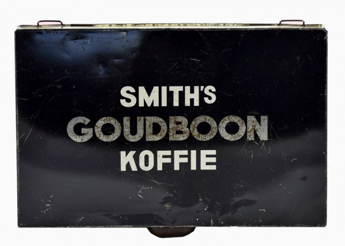Smith's Goudboon Koffie winkelblik