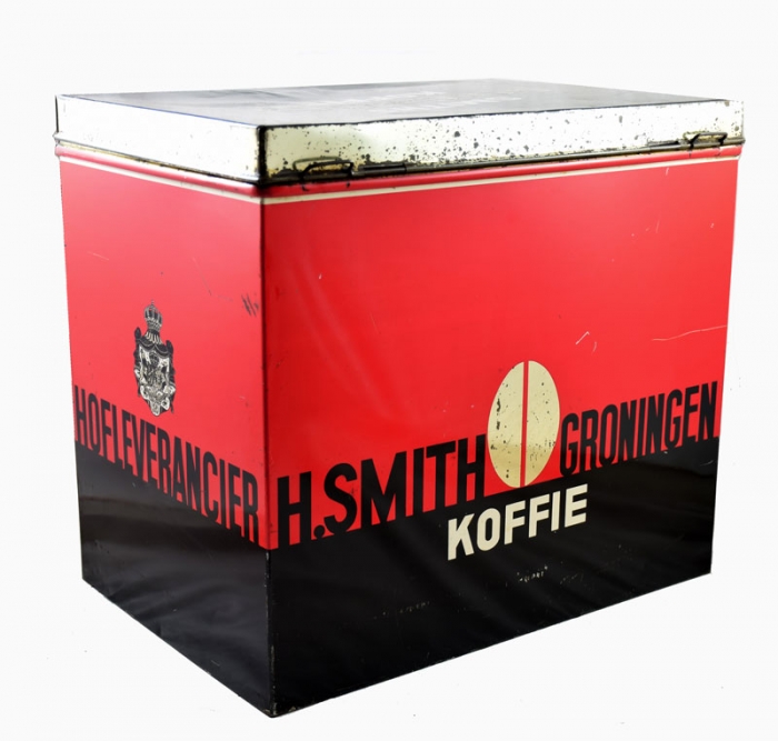 Retailers storage tin Smith's Goudboon Koffie