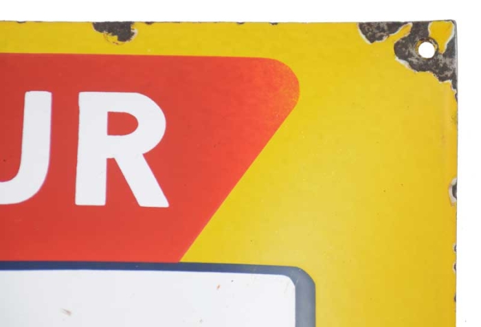 Solex enamel advertissement sign