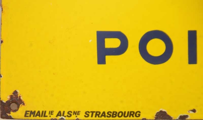 Solex enamel advertissement sign