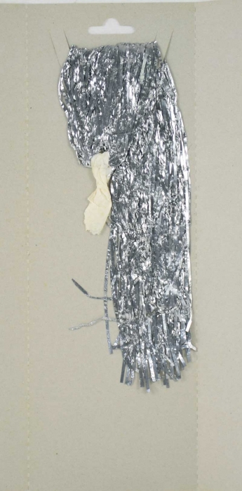 Vintage stanniol lametta tinsel silver k. s 11