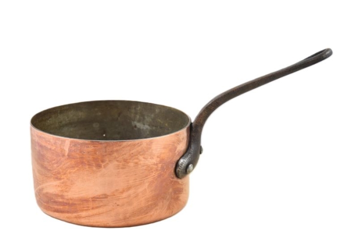 Vintage copper cooking pot kk. p 15 Vintage copper cooking pot kk. p 15