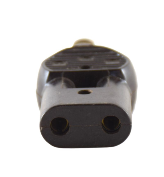 Bakelite electric plug b. e 28
