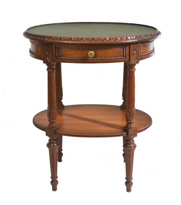 Vintage oval shaped occasional table