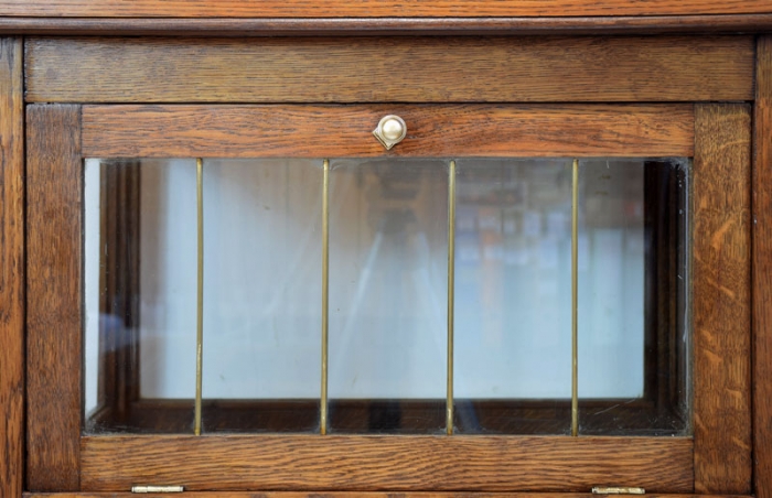 Antique Dutch tea display cabinet