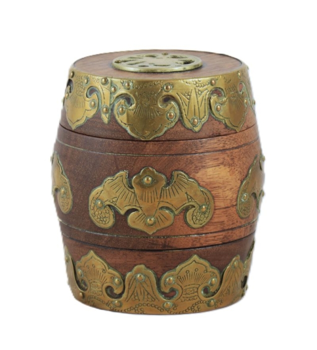 Antique Chinese tobacco jar Shanghai Chang Yin Kee Co