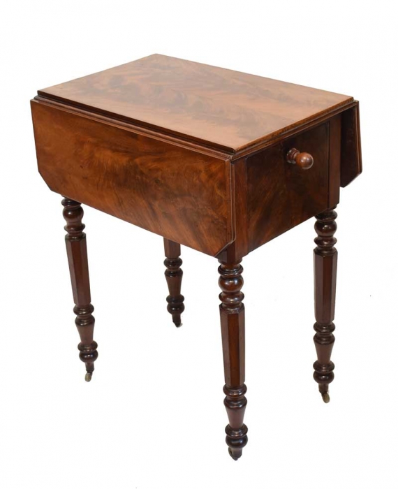 French drop leaf dressing toilet table