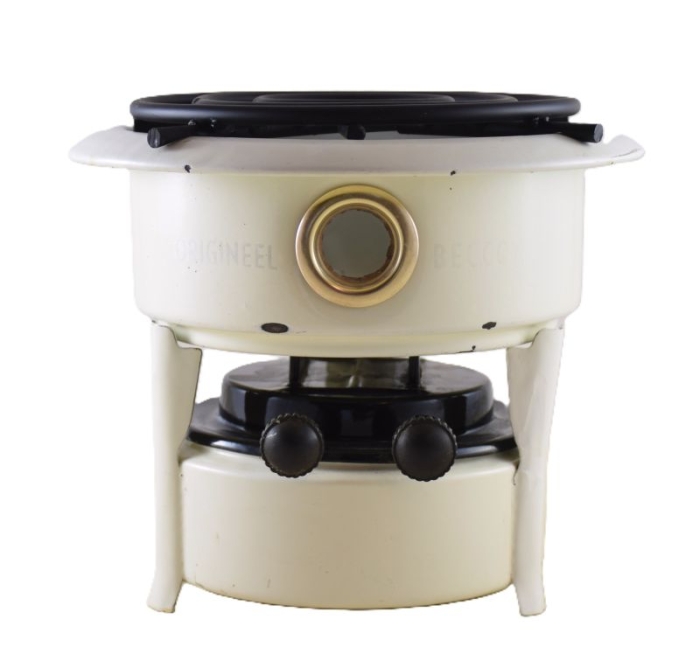 Vintage Dutch two wick burner kerosene stove e. c 7