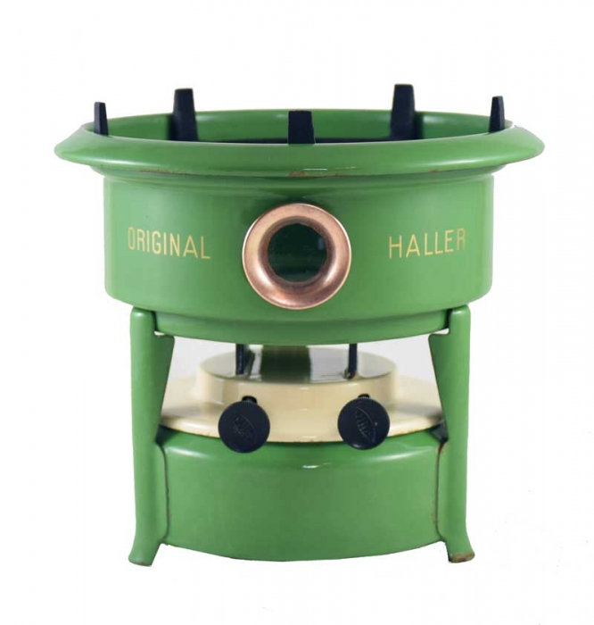 Vintage Original Haller two wick burner kerosene stove e. rg 5