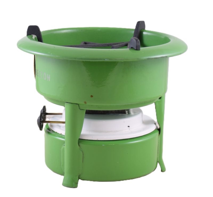 Vintage Dutch two wick burner kerosene stove e. rg 2