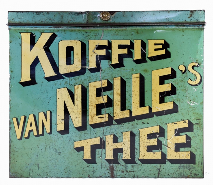 Van Nelle's Koffie en Thee winkelblik c. b 10
